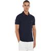 Tommy Hilfiger Maglietta Polo Maniche Corte Uomo Regular Fit, Blu (Desert Sky), M