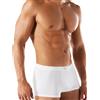 Intimitaly 5 Boxer Uomo Seamless Senza Cuciture Intimo Mutande Uomo Colorate alla Moda Bianchi Neri 2 Neri 2 Blu 1 Grigio. (S-M, 5 Bianchi)