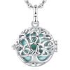 EUDORA Harmony Ball Collana Chiama Angeli Gravidanza Ciondolo Per le donne incinte, campana musicale collana celtica albero della vita ciondolo donna maternità madre bambino regalo originale