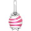 Chantecler / Et Voilà / ciondolo campanella pesciolino piccolo / argento e smalto rosa - 42431