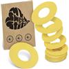 MySweetStitch - 10 x FreeStyle Libre 1 & 2 cerotti sensore, Ringpatch Ø 65mm, interno Ø 28mm, cerotto impermeabile, traspirante, delicato sulla pelle, Giallo