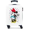 Disney Trolley 3671765 Rigido Cabina Mickey Magic Dots, Bianco (Blanco), 55 cm