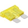 Cartrend 10476 - Set di 5 fusibili a Lamella, 20 A, Colore: Giallo