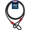 ABUS Cavo ad Anello Cobra 10/200 - Cavo in Acciaio Rivestito in plastica - Lunghezza 2 m, Spessore 10 mm - Sicurezza per Accessori di Biciclette e Moto - Nero, Nero, 200 cm