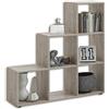 FMD 13Casa - Capri F9 - Libreria. Dim: 105x33x108 h cm. Col: Rovere chiaro. Mat: Nobilitato.