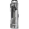 Linex 100552548 - Set di compasso con ginocchiere, molle di impiego con supporto e contenitore per mine, 3 pezzi