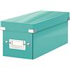Leitz Click & Store WOW Scatola Archivio CD, per Archivio e Organizzazione di CD, Adatta a Casa e Ufficio, Blu Ice, 60410051
