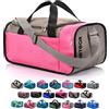 meteor Borsa per Palestra per la Piscina - Borsone da Viaggio - Una borsa sportiva spaziosa e comoda e per weekend, campeggio, ogni viaggio - con tracolla (20L) e (40L) (Grigio/rosa, 20L)