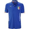 Puma, Copia della Maglia della Nazionale Italiana (Partite in casa), Modello Maschile, Uomo, Trikot FIGC Italia Home Shirt Replica, Blu - Team Power, M