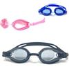 AQASKIN Occhialini Nuoto Professionale Modello COMFORT - SCONTI QUANTITÀ - Anti-Perdita - Piscina e Mare per Adulti e Bambini, Ponte Nasale e Fascia Elastica Regolabili. (Quantità 1 pz., Nero)