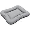 4L Textil Cuscino per Cani sfoderabile e lavabile Cuccia Cane Impermeabile Cuscino Cane Taglia Grande (S - 80x60 cm, Grigio)