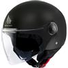 MT HELMETS Street Solid 110500033 Casco da Moto, Unisex - Adulto, XS, Nero (Matt Black)