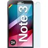 MoEx Pellicola in vetro temperato compatibile con Samsung Galaxy Note 3, pellicola protettiva infrangibile per display, pellicola in vetro anti sfondamento Crystal Clear, 2 pezzi