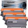 alphaink 3 Toner Compatibili Sostituzione per Brother TN2220 TN2010 TN-2220 TN-2010 per MFC-7360N 7460DN per DCP-7065DN 7055 per FAX-2840 2845 HL-2130 2132 2230 2135W 2250DN 2270DW 2280DW (3 Nero)