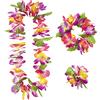 WIDMANN MILANO PARTY FASHION 9136W - Set Hawaii Maui, collana, bracciale, copricapo, corona di fiori, fiori, festa in spiaggia, festa a tema, carnevale