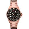 Swiss Alpine Military 7052 - Orologio analogico al quarzo, GMT, da uomo, in acciaio inox, Rosa/nero/nero - 1167sam.