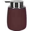Kleine Wolke Dispenser di Sapone Eclipse, Accessori, Colore Vino Materiale: gres gommato