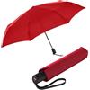 Knirps Ombrello tascabile A.200 Medium Duomatic - compatto e resistente alle intemperie - Canale del vento testato - Rosso