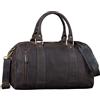 STILORD 'Keanu' Borsone da Viaggio a Tracolla in Pelle Weekender Vintage Borsa per Palestra Bagaglio a Mano in Vera Pelle di Vitello, Colore:marrone scuro