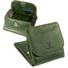 Matador Marca Portamonete Uomo Piccolo Pelle #VIENNA Piccolo con Elegante Scatola Regalo, Portafoglio Prima Classe di Lusso con Protezione RFID, Mini Portafoglio con Molti Scomparti per Carte, Verde