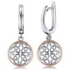 JewelryPalace Hollow Celtici Knots Orecchini Pendenti in Argento Sterling 925
