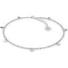 SERASAR Cavigliera Donna Moneta Argento Acciaio Minimal Spiaggia Estate