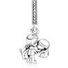 Annmors Sposi Charm Married Couple Donna argento Ciondolo a forma di, in argento Sterling 925, compatibile con braccialetti e collane europei