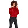 Urban Classics Ladies Oversize Short Teddy Hoody Cappuccio, Nero (Black 00007), Small Donna
