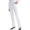 LaiEr Pantaloni da donna Bootcut maglione da ufficio, business, casual, yoga, lavoro, con tasche, gambe dritte, cachi, XS