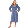 Morgenstern Accappatoio Donna con Cappuccio - Vestaglia da Bagno Lunga in Cotone, Rosa, XS