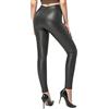 SOGNO D'ORO Leggings in Ecopelle Pantaloni da Donna Elasticizzati in Pelle a Vita Alta con Sollevamento del Sedere con Leggings Foderati in Pile per Le Donne