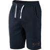 Mount Swiss Pantaloncini Sportivi da Uomo, Boxer, Pantaloni Corti, Pantaloni da Jogging, in 100% Cotone, Grigio Acciaio, M