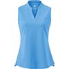AjezMax Polo Senza Maniche Donna Camicia Sports Canotta Cotone Estiva Traspirante Golf Top