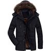 FTCayanz Uomo Giacca Invernale Giubbotto Parka Caldo con Cappuccio Casual Giacche Army Green XL