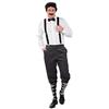 shoperama Pantaloni in velluto a coste anni '20 da uomo Paper Boy Oktoberfest costume costume, beige., 52