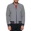 Tommy Hilfiger Lightweight Varsity Rib Knit Bomber Jacket Giacca, Soft Shell Grigio Melange, XXL Uomo