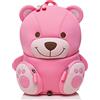 Pandana Piccolo zaino per bambini Bella Bear con fascia toracica per asilo nido e scuola materna da 2 anni