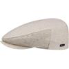LIPODO Coppola Uomo Lino Beige Made in Italy 60% Cotone 40% Lino Berretto con Visiera Inserto e Fodera in Rete Estivo Primavera Estate