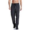 CUNYI Pantaloni Tuta Uomo Leggero Pantaloni Felpati Jogging Sport Elastico Tasca con Cerniera, Grigio Scuro, W40