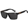 Superdry Occhiali da sole unisex, matte black, 57mm eyesize
