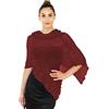 creazioni unique Poncho Coprispalle da Donna Elegante da Cerimonia o Sera - Poncho Donna Estivo e Primaverile in Rete di Viscosa Termica Profumato con Essenza di Fiore di Ciliegio(Sabbia Argento)