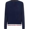 Tommy Hilfiger Ripetere Logo Track Top Felpa Hwk, Desert Sky Cielo Del Deserto L