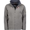 Geographical Norway TAMAZONIE MEN - Spessa E Calda Felpa Da Uomo Con Chiusura A Zip - Giacca Invernale Calda Da Uomo - Felpa A Maniche Lunghe Foderata - Maglione All'aperto NERO (S, Blu Petrolio)