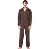 e.VIP Oswald 450 - Pigiama da Uomo, in Cotone/Modal Grigio L