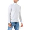RED BRIDGE Maglia a Collo Alto da Uomo Dolcevita Maglione Bianco XL