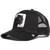 Goorin Bros. Cappello da Baseball da Uomo The Farm Trucker in Rete per Donna, Trucker-Goat Carbone #27773, Taglia Unica