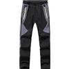 BenBoy Pantaloni Neve Bambino Impermeabile Pantaloni Sci Invernali Ragazze Ragazzo Pantaloni Trekking Softshell Arrampicata Escursionismo,KZ0008-Pink1-2XL