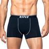 LAVENZO Rifle - 6 Boxer Uomo Cotone Elasticizzato - Intimo Maschile Firmato - Underwear - Biancheria Intima di Marca - Regalo Mutanda Ragazzo - Set Mutande (XXL, 4-6812 Blu/Nero/Grigio)