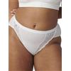 Sloggi Chic Tai 4p Slip, Bianco (White), 1 Donna