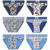 GASOLINO Slip Bambino Ragazzo 6 Pezzi Fantasia Cotone (2 Anni, Mix)